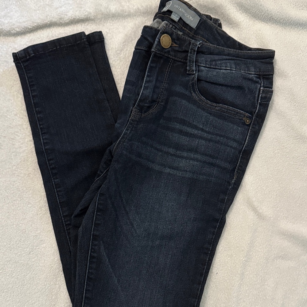 Wit & Wisdom Dark Wash Skinny Jeans